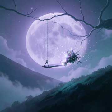lila Mond (Version 2)